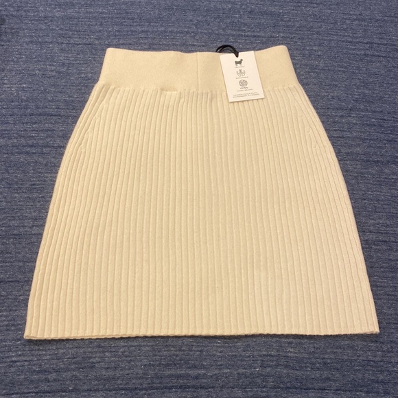 Naked Cashmere Sirena Ribbed Cashmere Mini Skirt - Picture 6 of 6